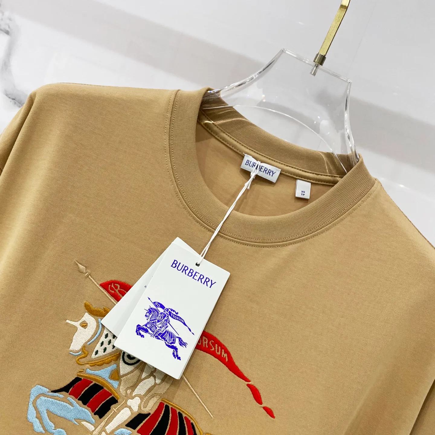 BURBERRY/ - 260 T 🪡 🛡️ LOGO Quality 100 ％ Versatile Size:XS-L :Black.White.Khaki